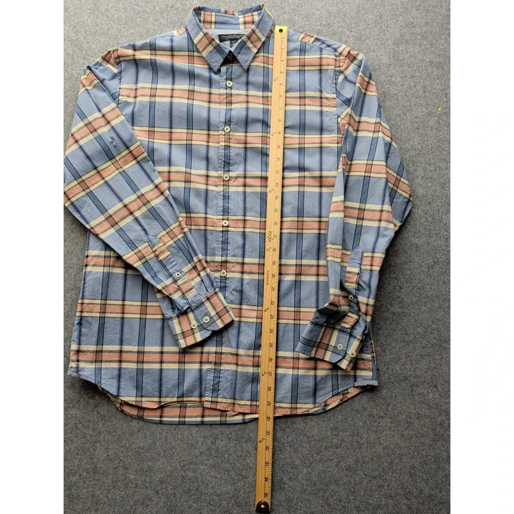 Banana‎ Republic Men's Shirt Multicolored Plaid Long Sleeve Large 16-16.5